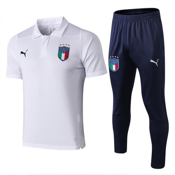 Polo Komplett Set Italien 2018 Weiß